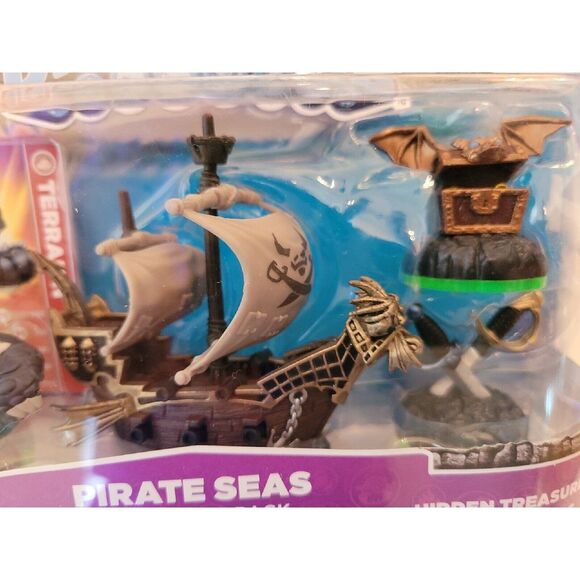 Skylanders Spyro's Adventure Pirate Seas Terrafin Hidden Treasure 3pk Open‎ Box - Picture 4 of 13